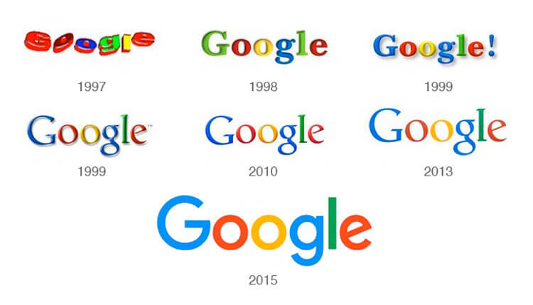 evolucion logo google